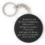 Success Quote Key Chain