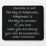Success Quote Mousepad
