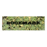 Succulent Flower BOOKMARK Business Card Templates