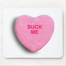 SUCEZ-MOI COEUR DE SUCRERIE TAPIS DE SOURIS