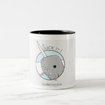 "Suck It" Narwhal Mug
