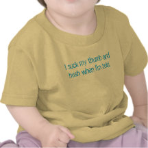 Suck thumb and Hush Tshirt Baby Talk
