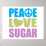 Sucre d'amour de paix poster