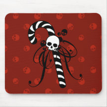 Sucre de canne de crâne tapis de souris