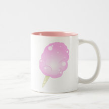 Sucrerie de coton - rose tasses à café