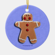 Sucreries de biscuits de bonhommes en pain d'épice décorations pour sapins de noël