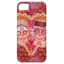 Sucrez la caisse de l'iPhone 5 de couples de crâne Coque iPhone 5