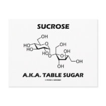 Sucrose A.K.A. Table Sugar (Chemical Molecule)