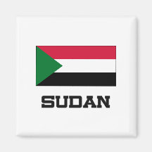Sudan Flag Magnets