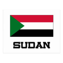Sudan Flag postcards