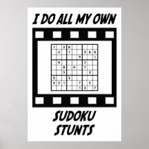 Sudoku Stunts Print