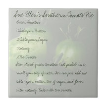 Sue Ellen's Southern Tomato Pie Ceramic Tile