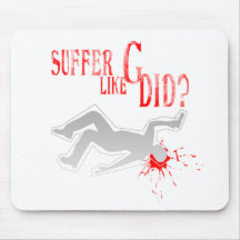 Suffer Like G Did - Arcade Game Gamer Gaming Mouse Mats
