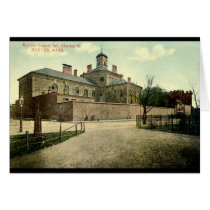 Suffolk Jail Boston Massachusetts 1915 Vintage Card