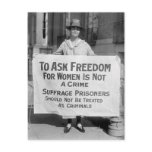 Suffragette for Alice Paul, 1917 postcards