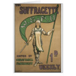 Suffragette Magazine Greeting Cards