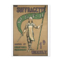 Suffragette Magazine postcards