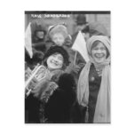 Suffragists Rose Sanderman and Elizabeth Freeman Post Card