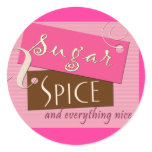 Sugar and spice and everything nice sticker