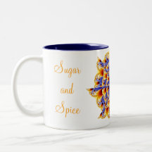Sugar and Spice Lace Mug