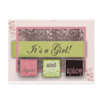 Sugar and spice post card