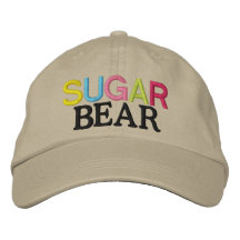 Sugar Bear by SRF Embroidered Baseball Cap