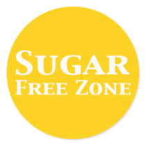 Sugar Free Zone Gifts Sticker