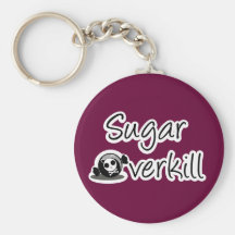Sugar Overkill Logo Key Chain