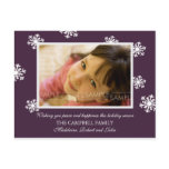 Sugar Plum Snowflakes :: Christmas Photo Postcard