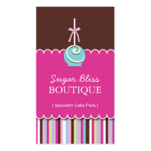 Sugar Pops Business Cards