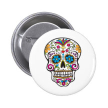 Sugar Skull Button