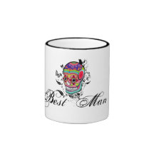 Sugar Skull Calaveras Dia De Los Muertes Art Mug
