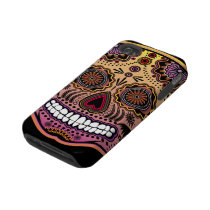 sugar skull tough iphone 4 cover