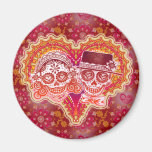 Sugar Skull Couple Magnet