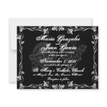 Sugar Skull Couple Wedding Invitations