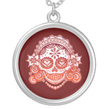 Sugar Skull Female Necklace