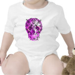SUGAR SKULL IN VINES PRINT T-SHIRTS