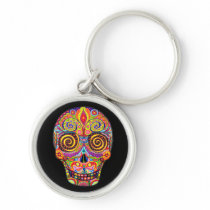 Sugar Skull Keychain