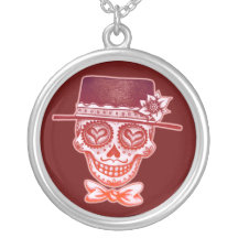 Sugar Skull Male Necklace