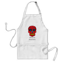 Sugar Skull Man Aprons