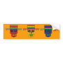 Sugar Skull Man in Hat Bumper Stickers