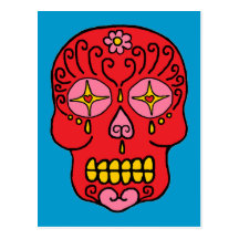 Sugar Skull Post Cards