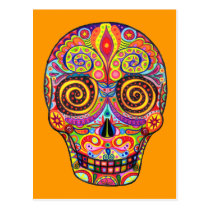 Sugar Skull Postcard postcards