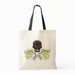Sugar Skull Tattoo Tote Bag