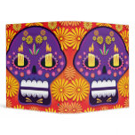 Sugar Skull Vector Illustration Notebook binders