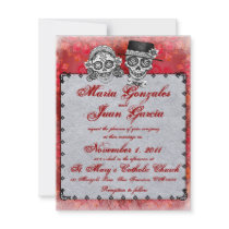 Sugar Skull Wedding Invitations