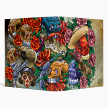 Sugar Skulls Binder