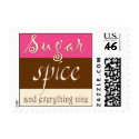 Sugar, Spice and everything nice postage