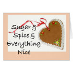 Sugar & Spice & Everything Nice, blank notes Card