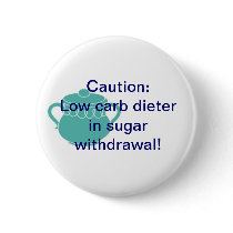 Sugar Withdrawal Pinback Button